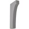 Ekena Millwork 1 3/4"W x 6"D x 12"H Clarksville Wood Vintage Decor Bracket, Pebble Grey BKTWD02X06X12CVPG - alternate 1